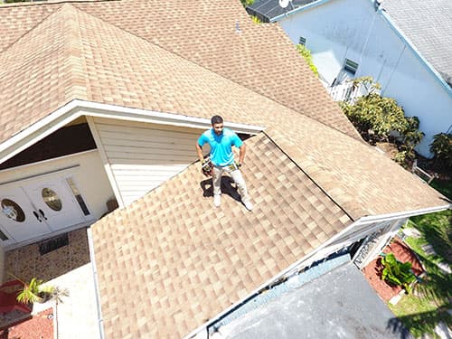 Aerial property view for wind mitigation report Fort Lauderdale