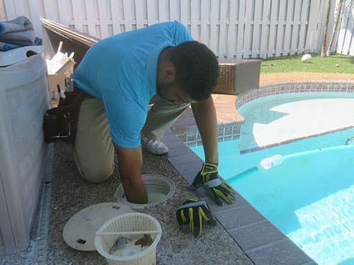 Plumbing inspection in progress Broward County